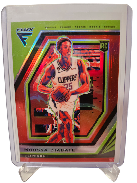 2022-23 Panini Flux #223 Moussa Diabate Rookie Card Red Prizm