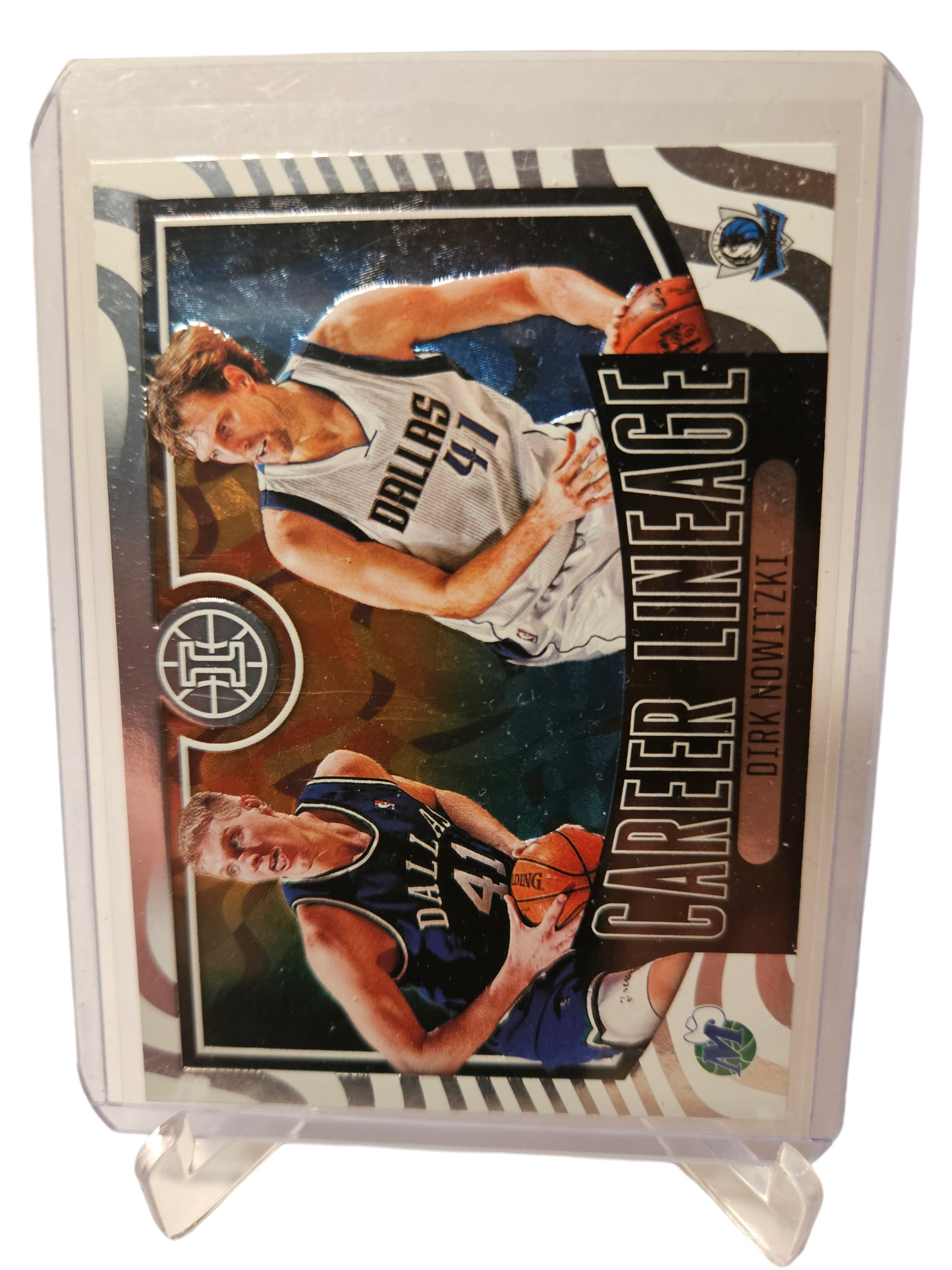 2020-21 Panini Illusions #12 Dirk Nowitzki Career Lineage