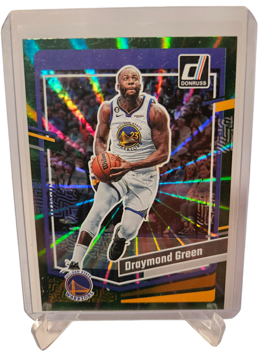 2023-24 Panini Donruss #61 Draymond Green Green Laser Holo