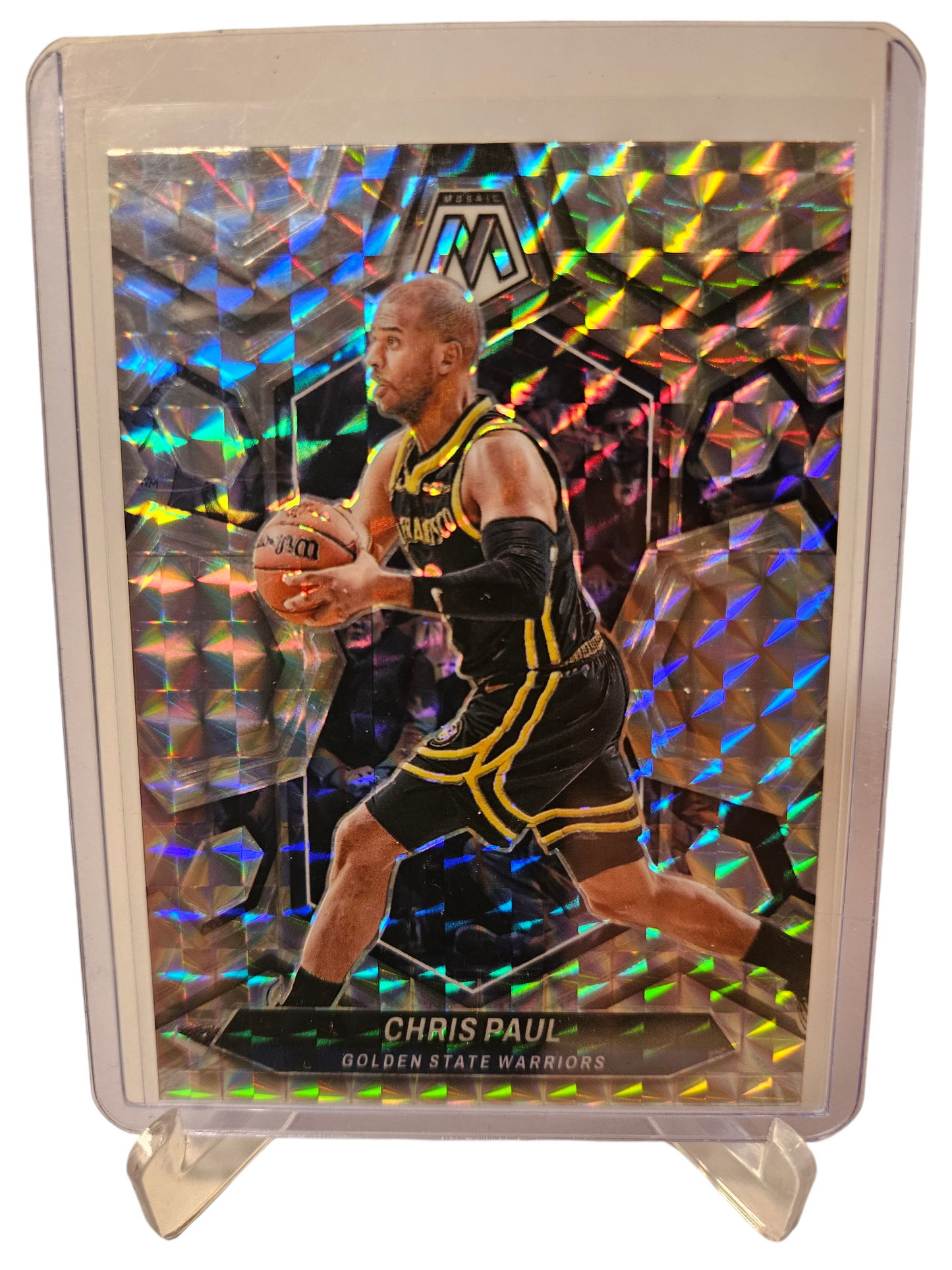 2023-24 Panini Mosaic #136 Chris Paul Mosaic Prizm