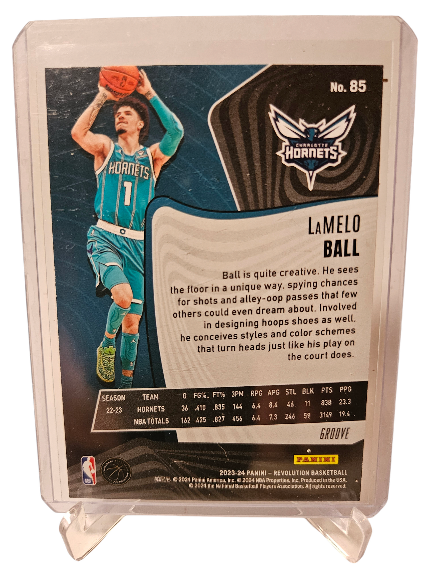 2023-24 Panini Revolution #85 Lamelo Ball Groove