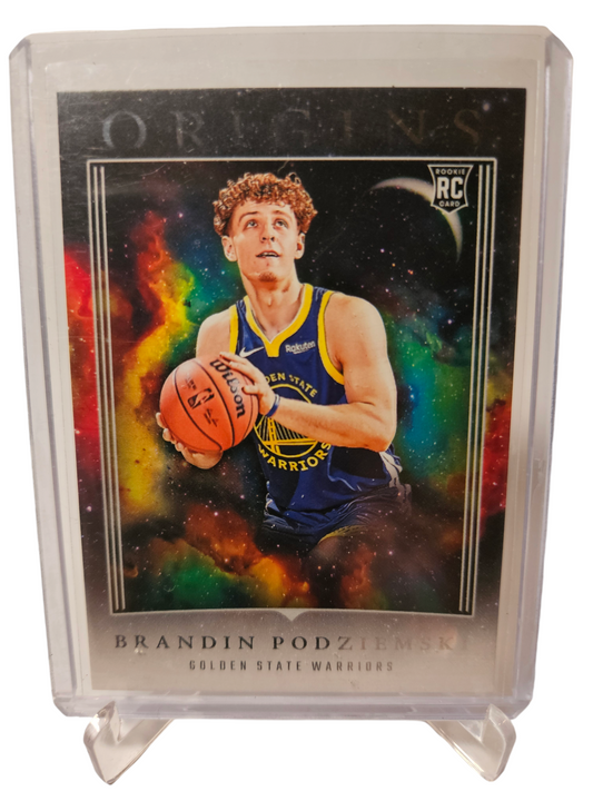 2023-24 Panini Hoops #264 Brandin Podziemski Rookie Card