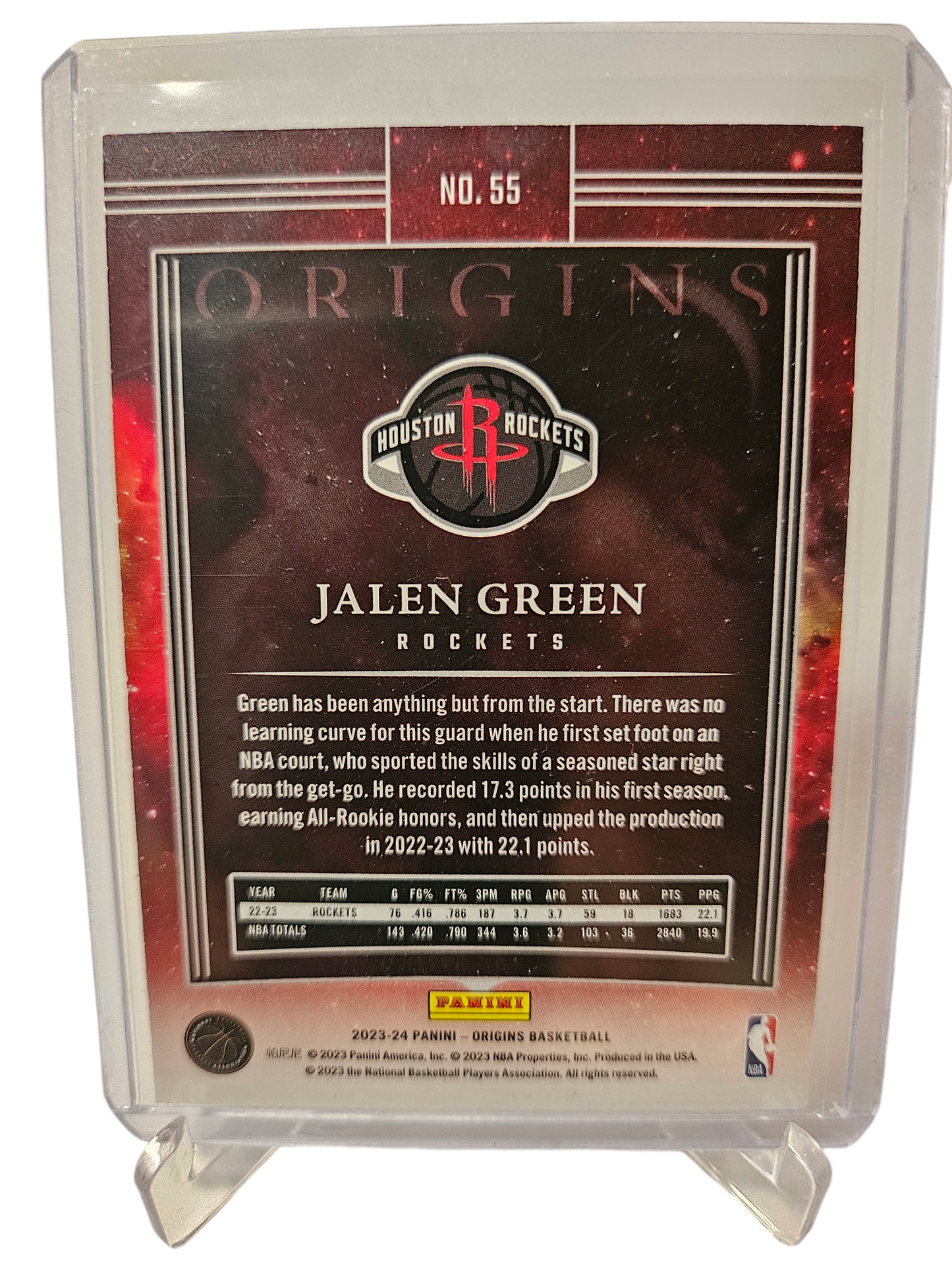 2023-24 Panini Origins #55 Jalen Green