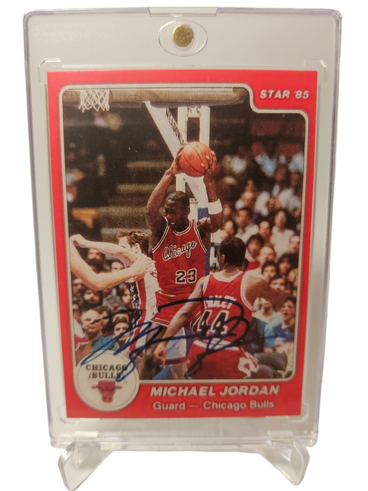 1984 Star #101 Michael Jordan Rookie Card Autograph Reprint