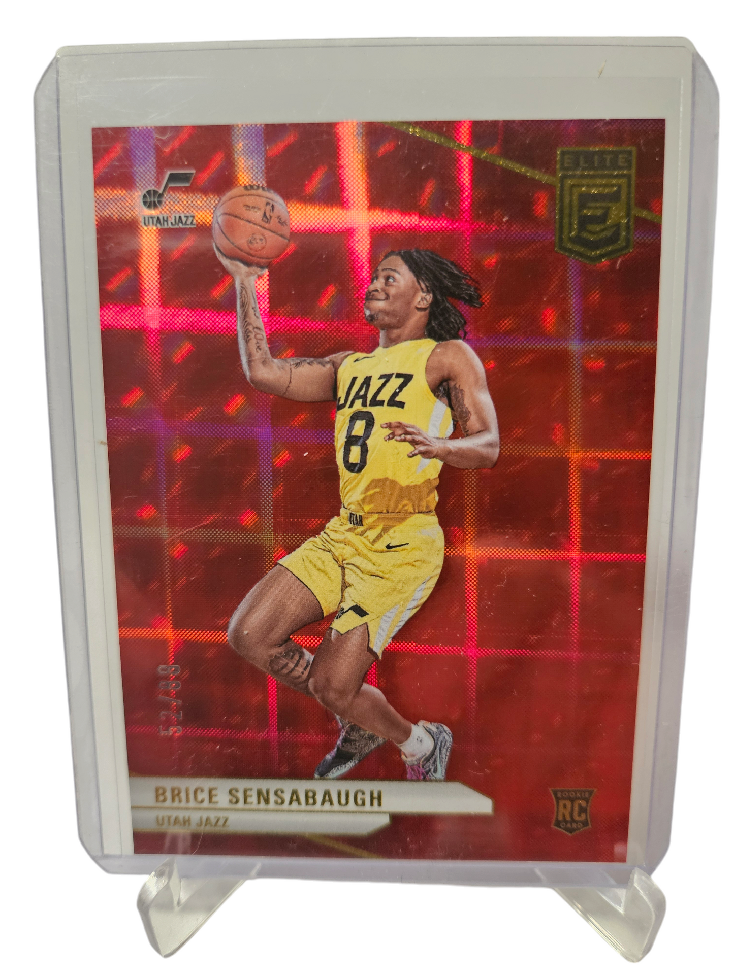 2023-24 Donruss Elite International #234 Brice Sensabaugh Rookie Card Red 52/88