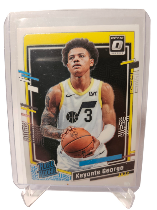 2023-24 Panini Donruss Optic #223 Keyonte George Rookie Card Rated Rookie