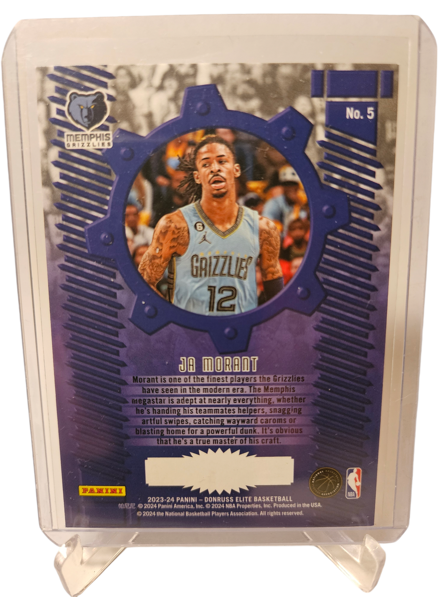 2023-24 Panini Donruss Elite #5 JA Morant Craftsmen