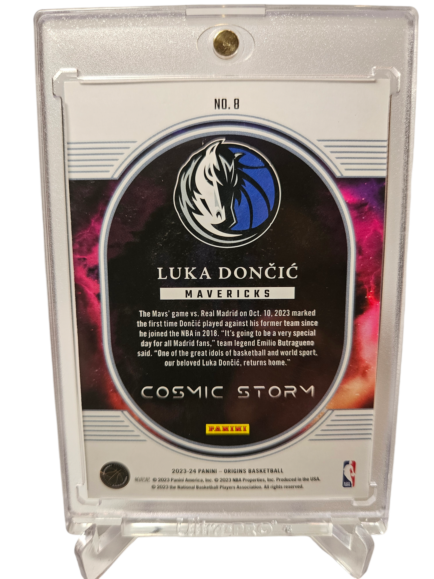 2023-24 Panini Origins #8 Luka Doncic Cosmic Storm