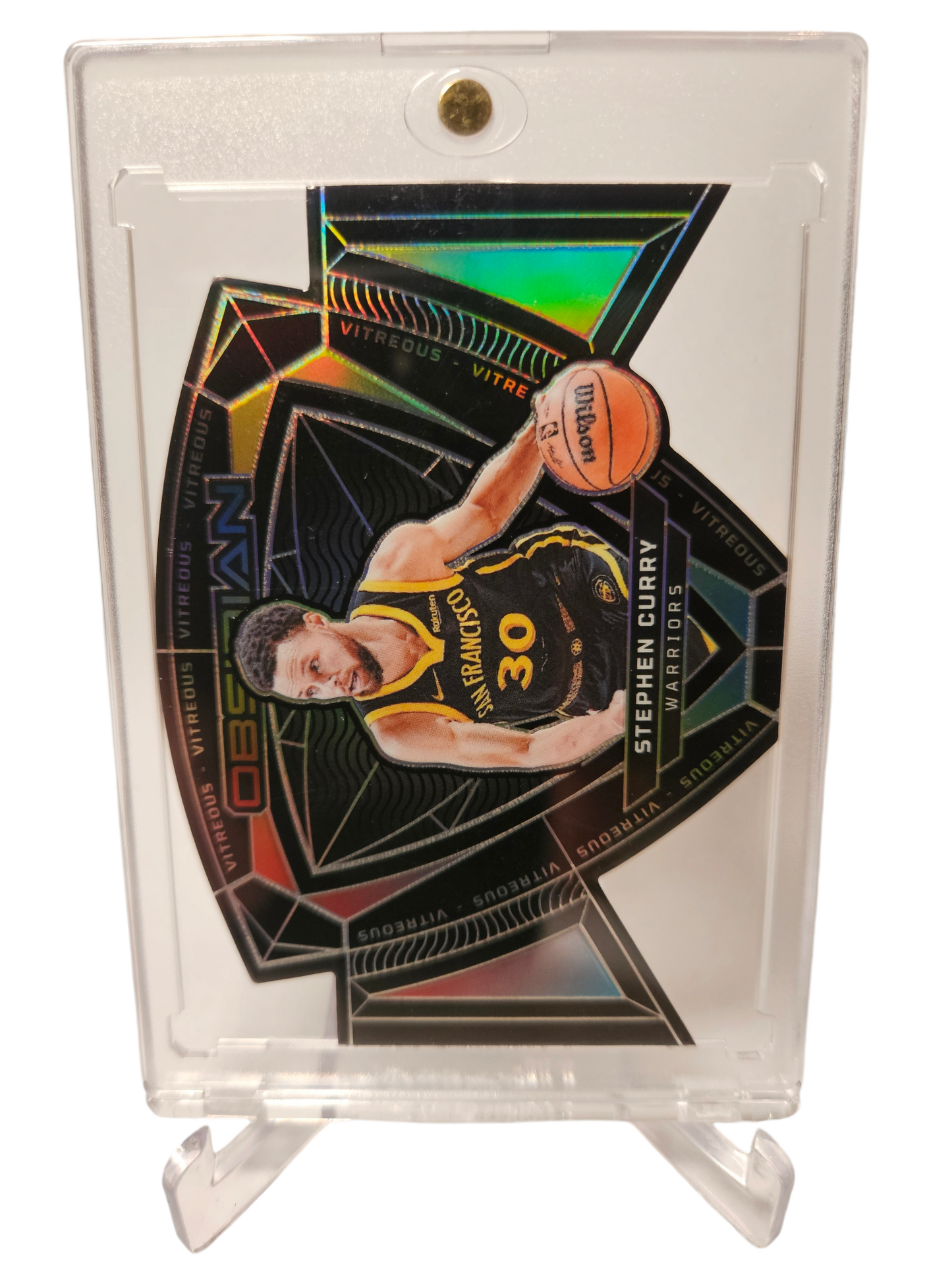 2023-24 Panini Obsidian #7 Stephen Curry Vitreous Die Cut Case Hit SSP