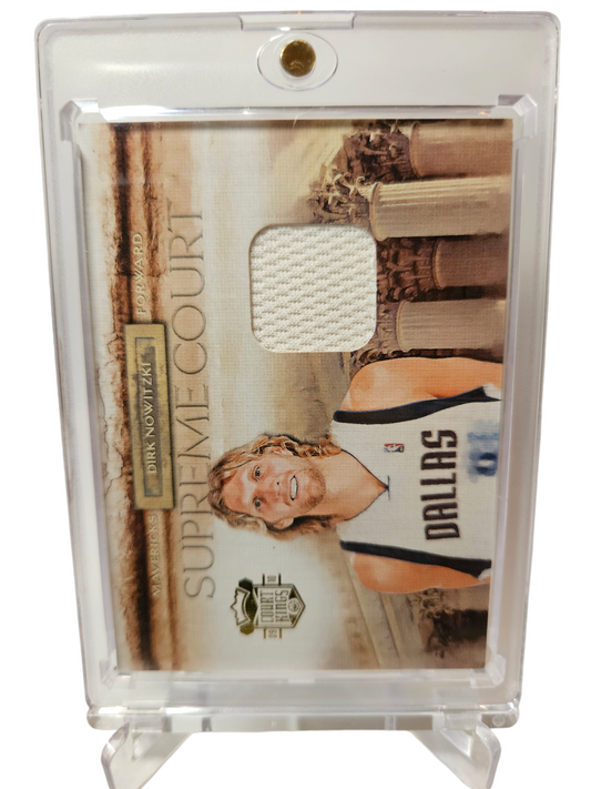 2009-10 Panini Court Kings #6 Dirk Nowitzki Game Worn Patch 082/299