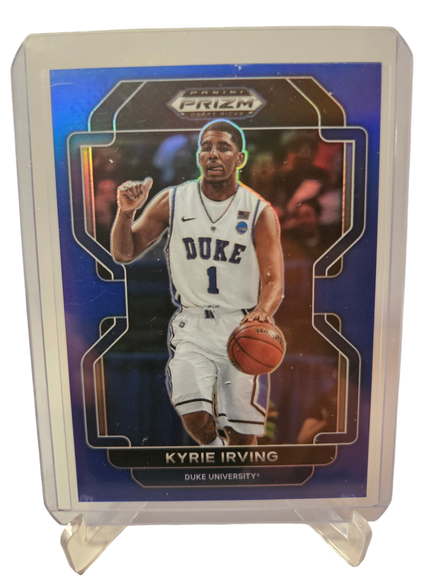 2022 Panini Prizm Draft Picks #34 Kyrie Irving Blue Prizm 175/199