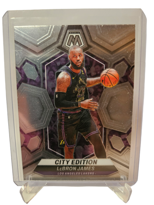 2023-24 Panini Mosaic #278 Lebron James City Edition