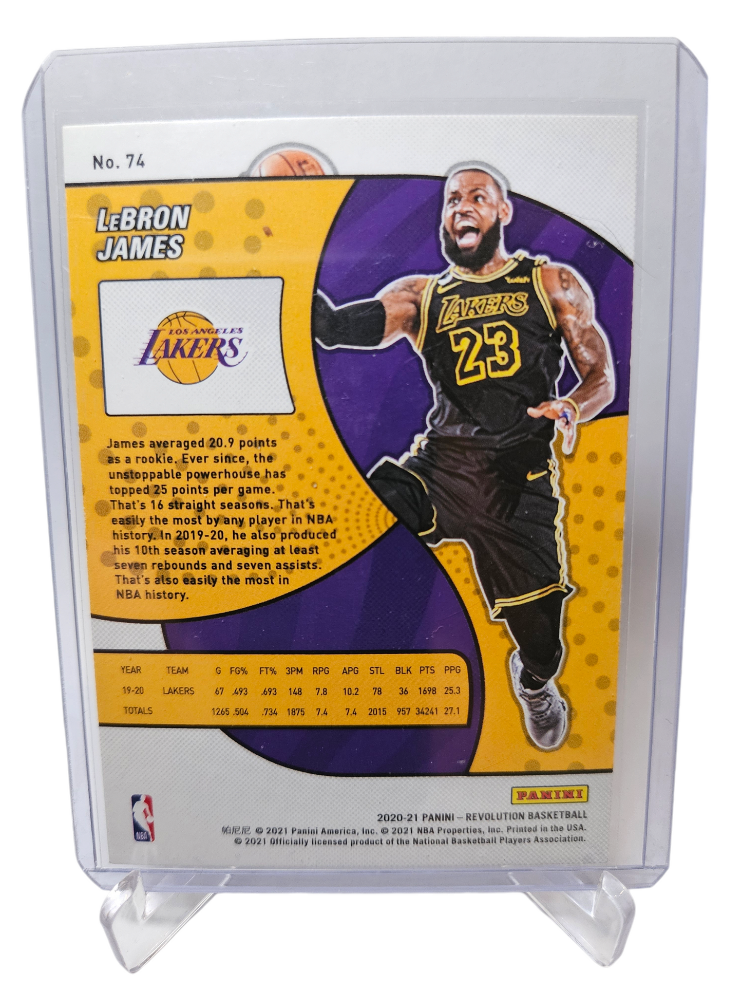 2023-24 Panini Revolution #74 Lebron James