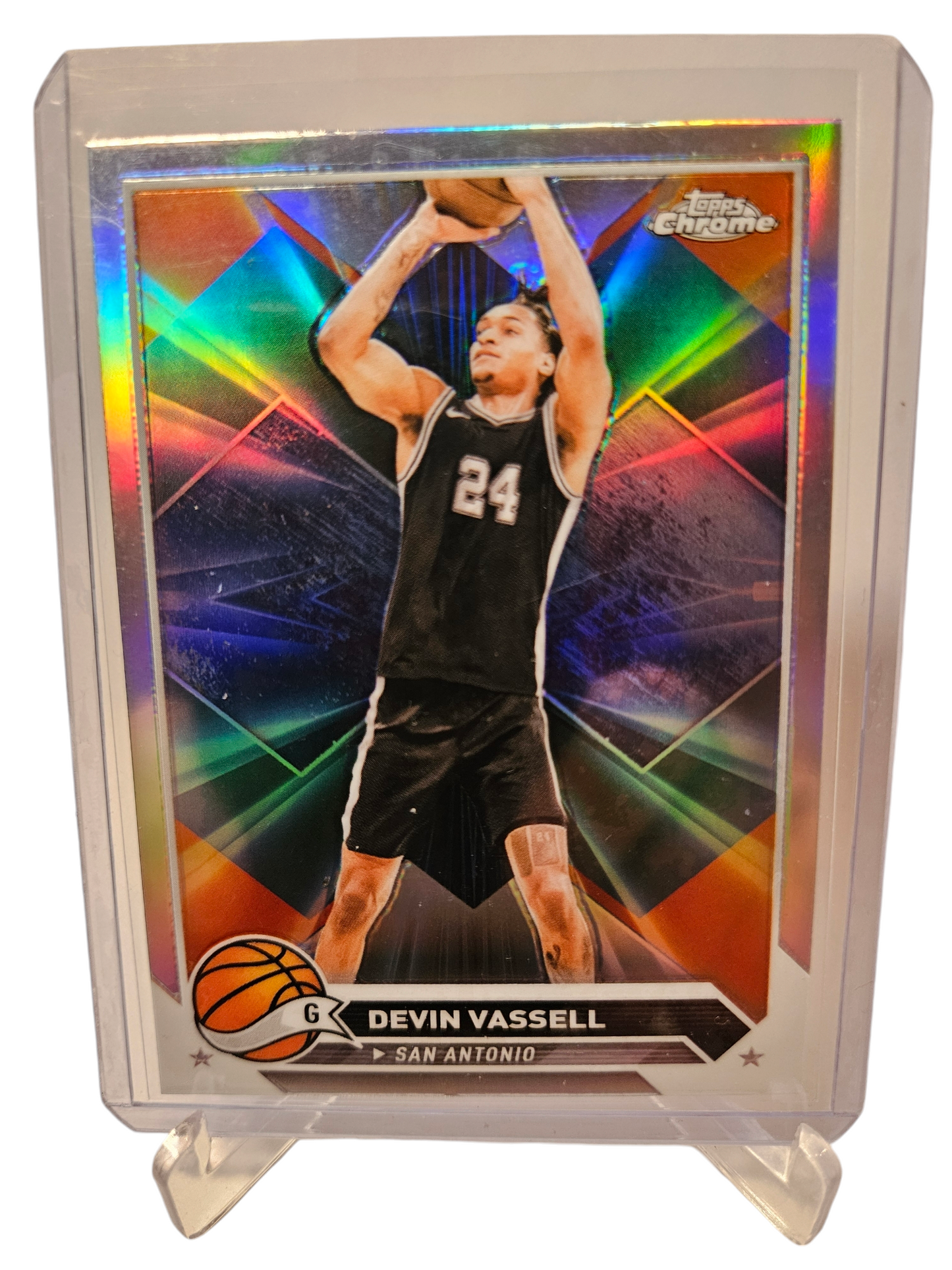 2023-24 Topps Chrome #152 Devin Vassell Refractor