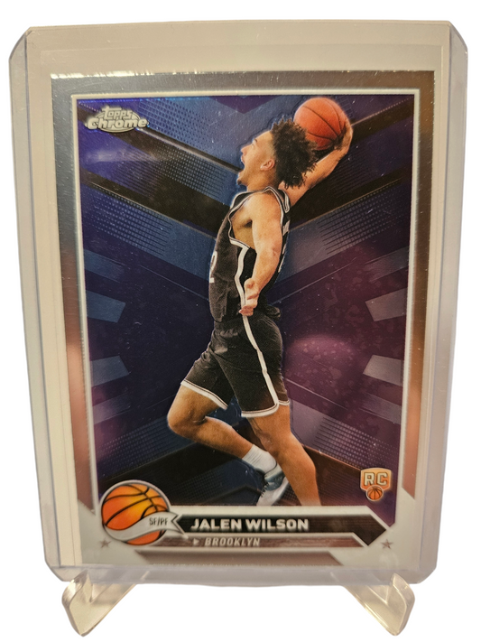 2023-24 Topps Chrome #61 Jalen Wilson Rookie Card