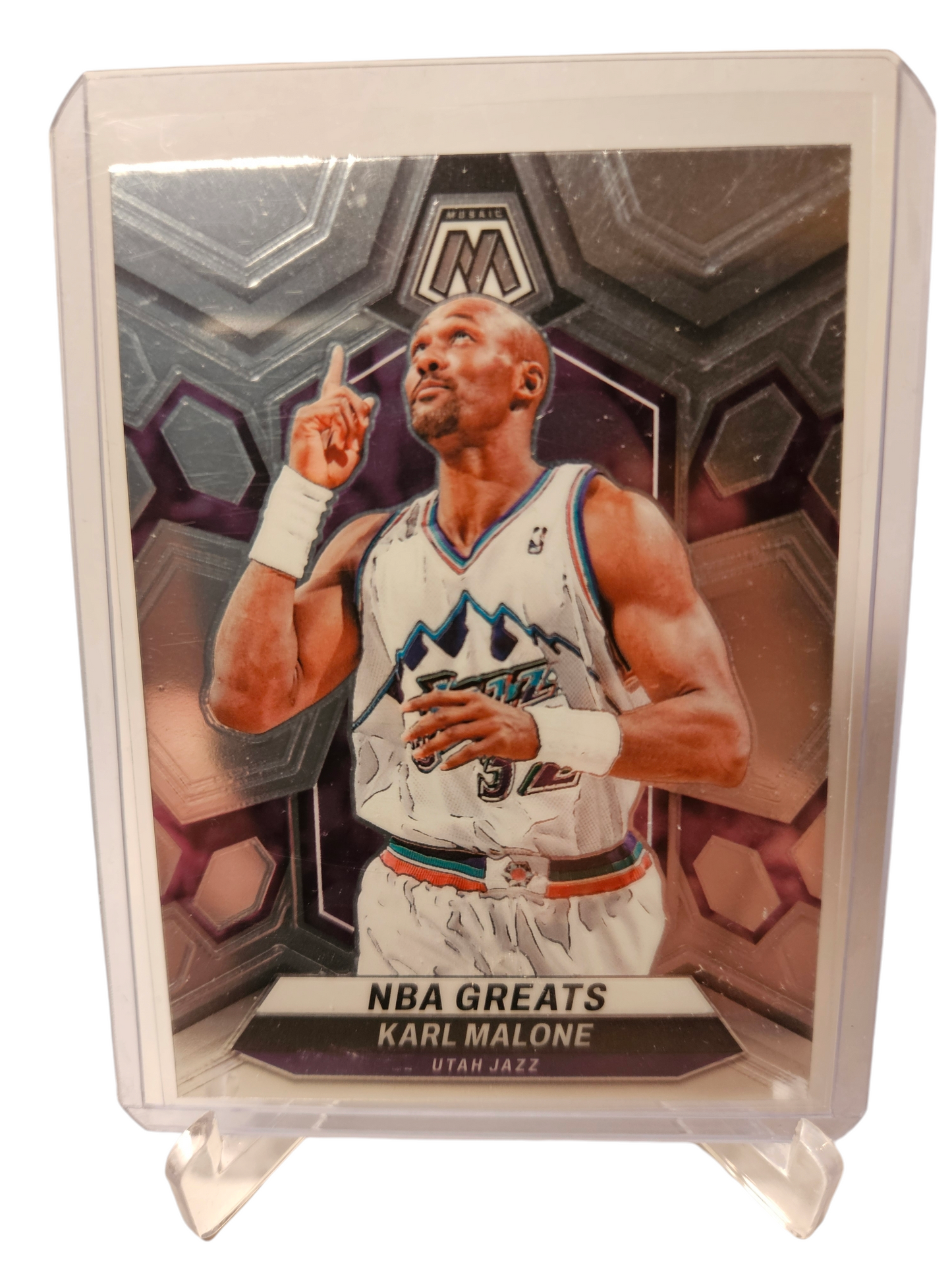 2023-24 Panini Mosaic #297 Karl Malone NBA Greats