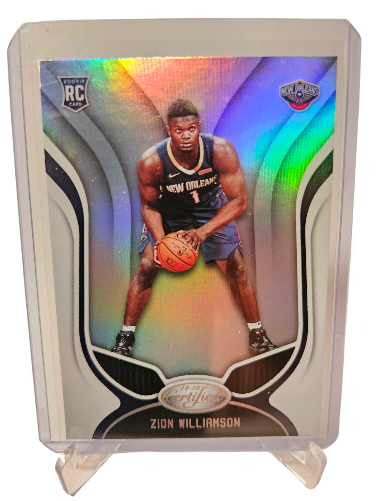 2019-20 Panini Certified #151 Zion Williamson Rookie Card