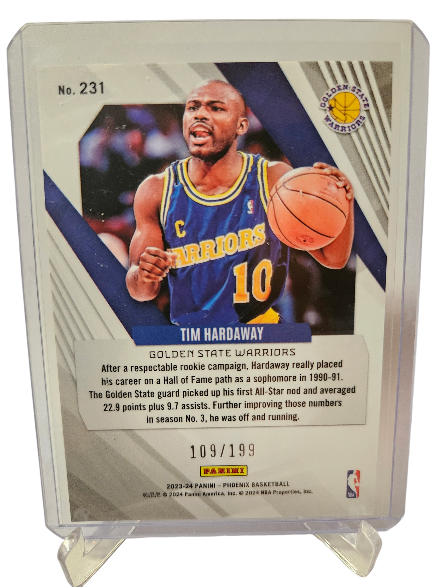 2023-24 Panini Phoenix #231 Tim Hardaway Red 109/199