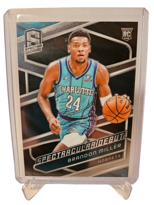 2023-24 Panini Spectra #193 Brandon Miller Rookie Card