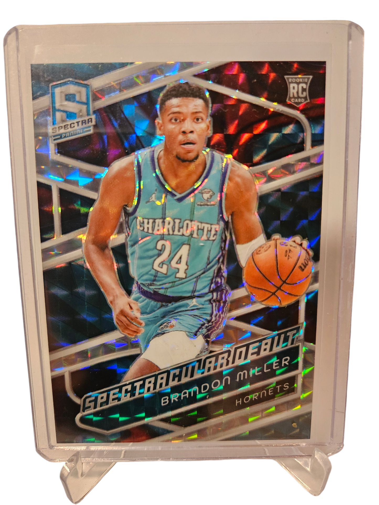 2023-24 Panini Spectra #193 Brandon Miller Rookie Card 87/99