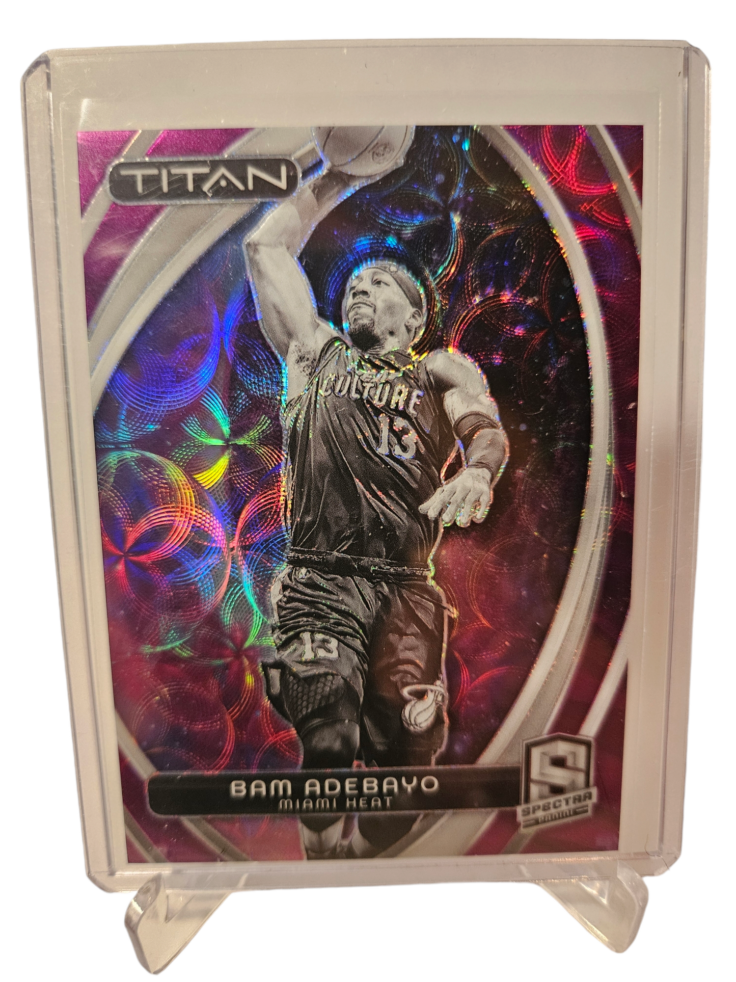 2023-24 Panini Spectra #56 Bam Adebayo FOTL Titan Scope Prizm 11/15