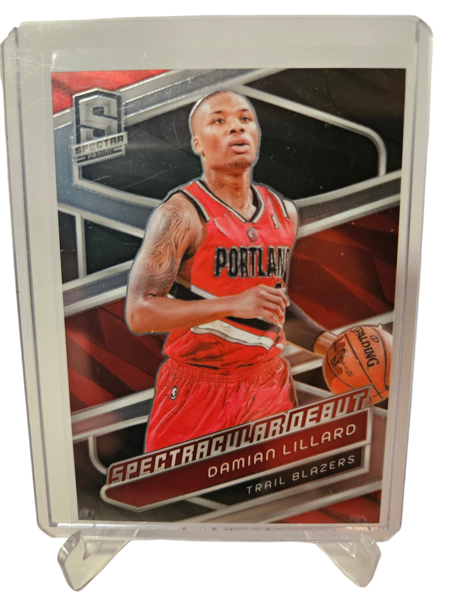 2023-24 Panini Spectra #176 Damian Lillard Spectracular Debut