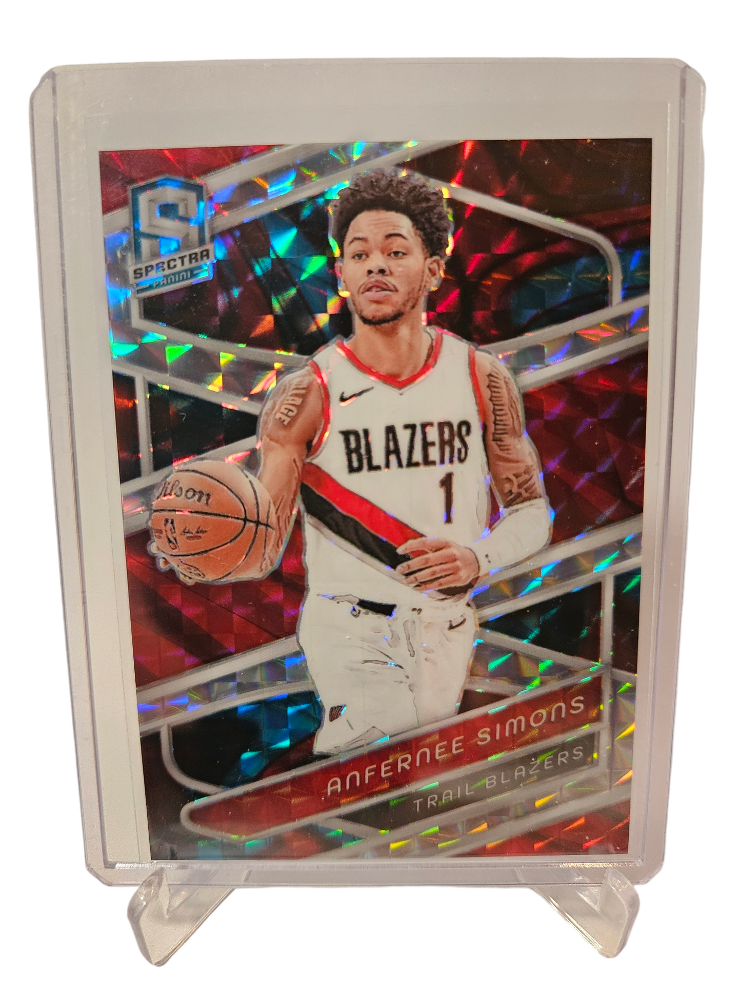 2023-24 Panini Spectra #19 Anfernee Simons Prizm 88/99