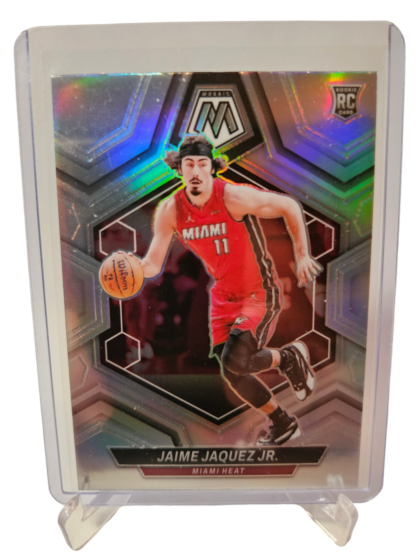 2023-24 Panini Mosaic #246 Jamie Jaquez JR Rookie Card Silver Prizm