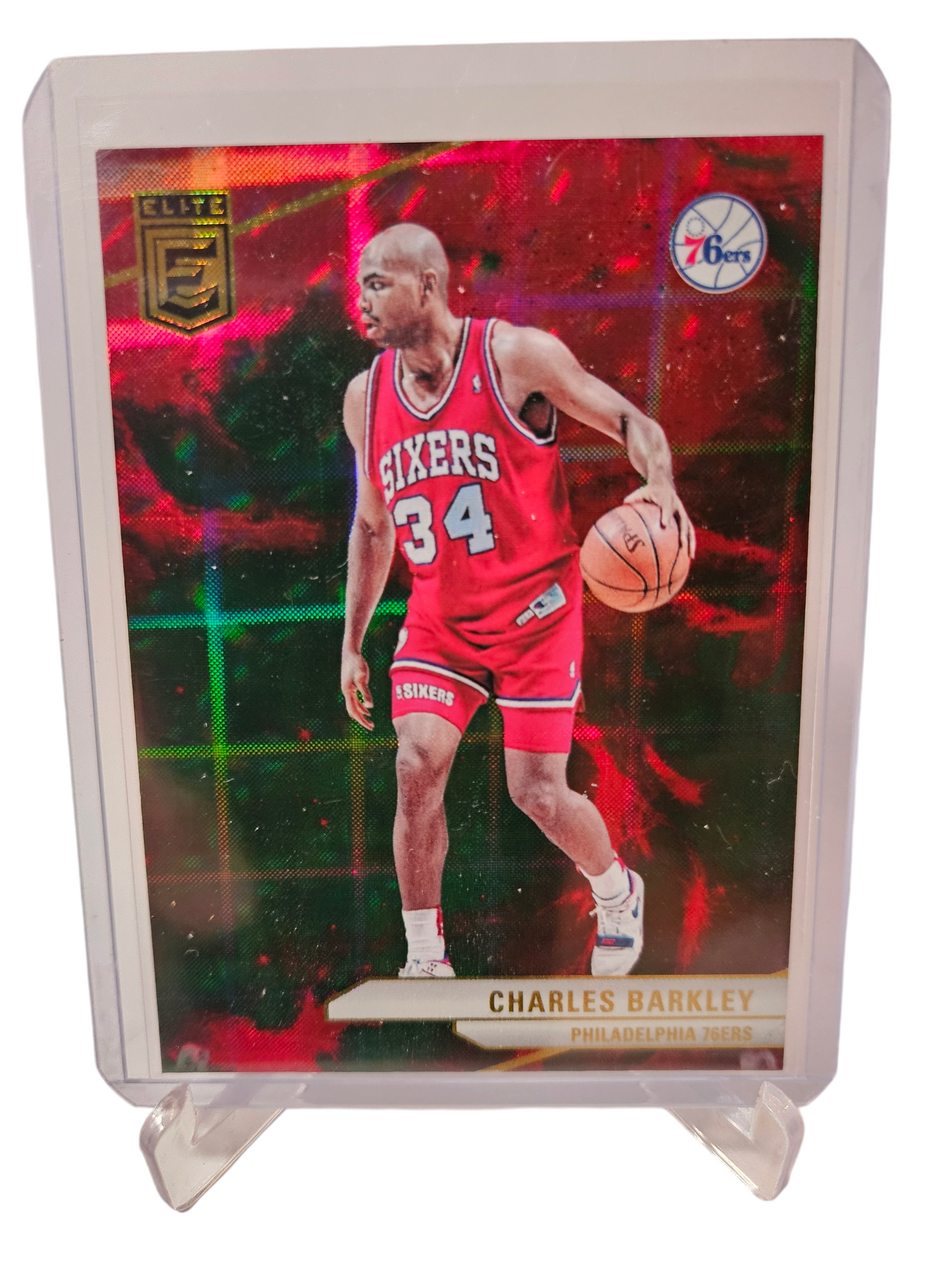 2023-24 Panini Donruss Elite International #184 Charles Barkley Red Green