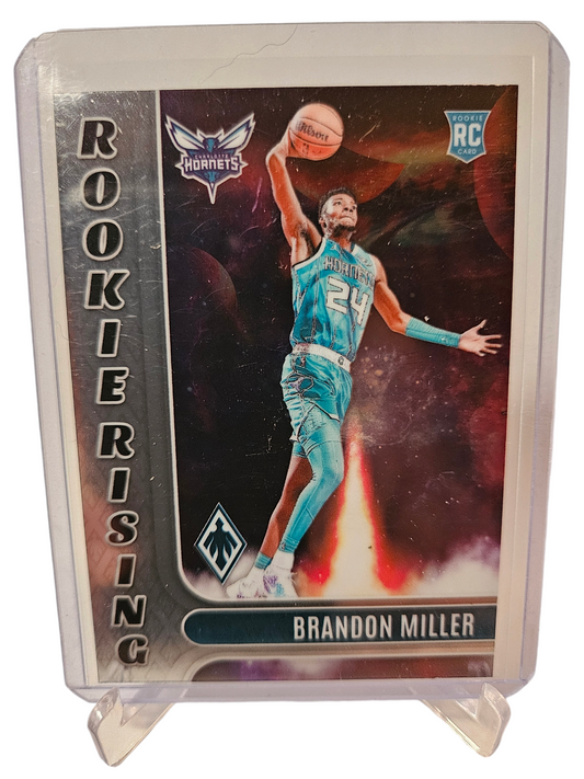 2023-24 Panini Phoenix #10 Brandon Miller Rookie Card Rookie Rising