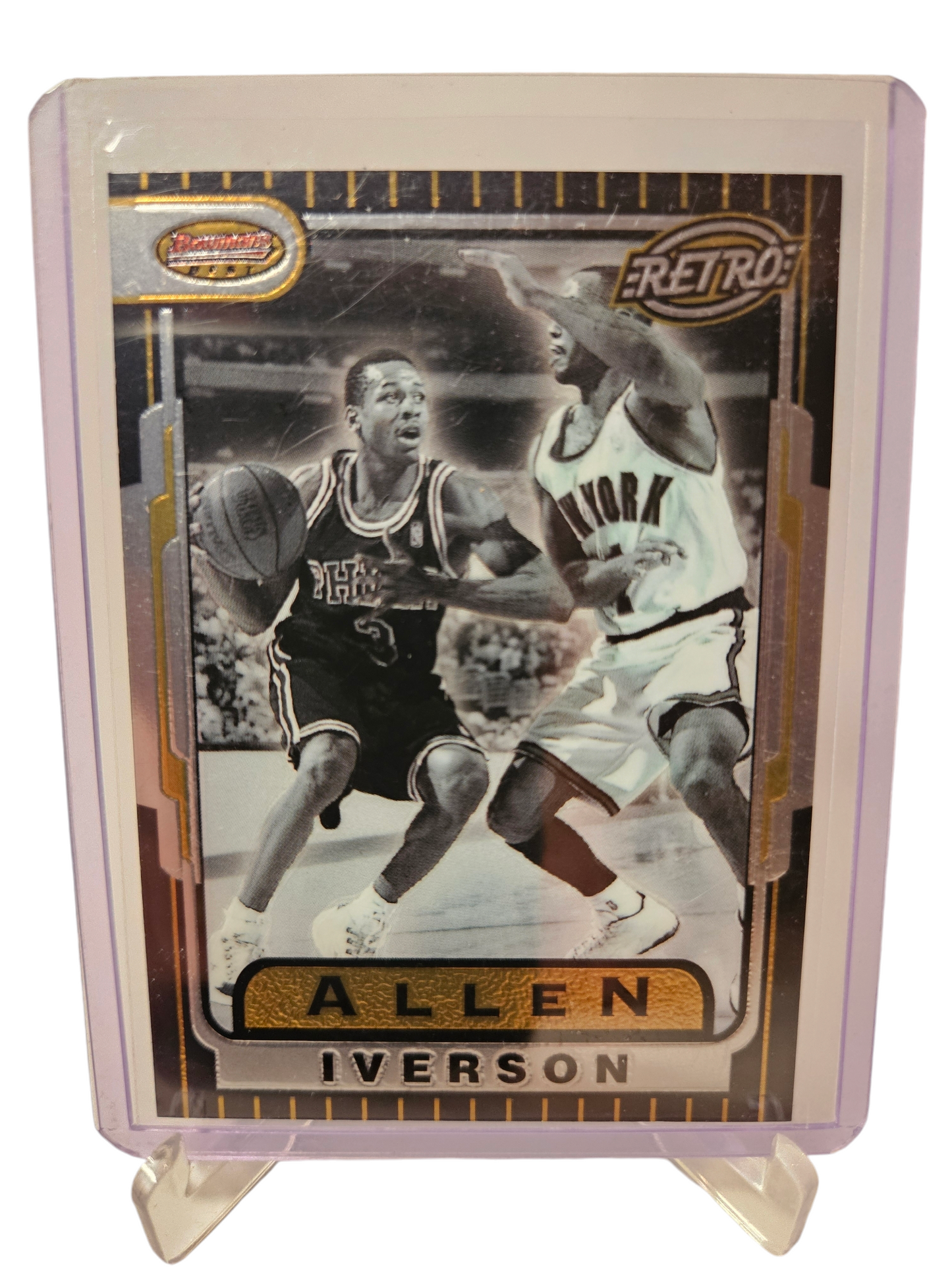 1996-97 Topps #TB13 Allen Iverson Rookie Card Bowmans Best Retro