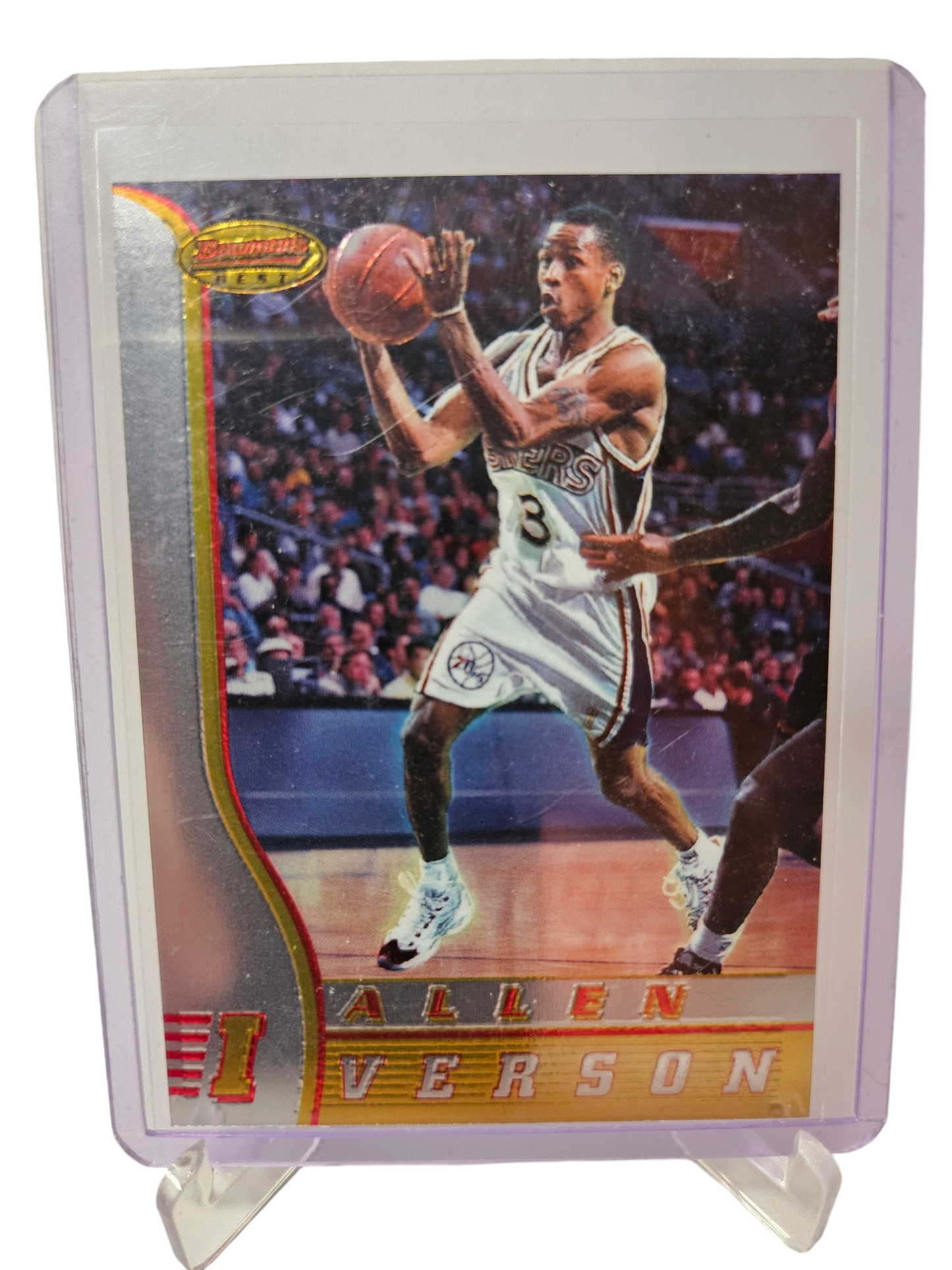 1996-97 Topps #R1 Allen Iverson Rookie Card Bowmans Best