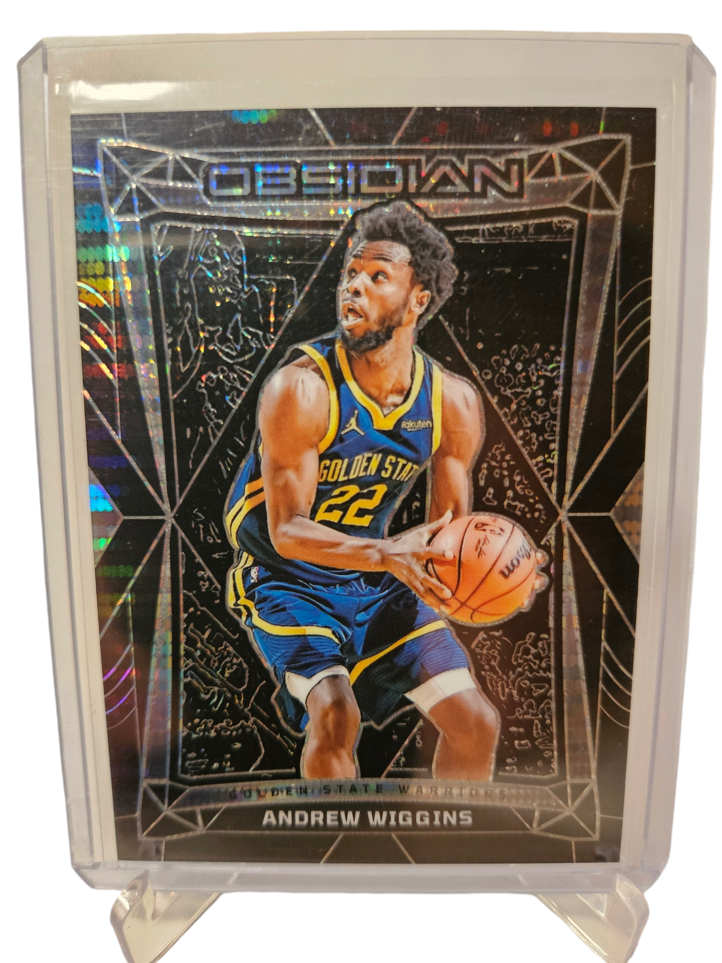 2023-24 Panini Obsidian #75 Andrew Wiggins