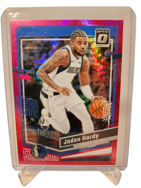 2023-24 Panini Donruss Optic #55 Jaden Hardy Pink Hyper Prizm