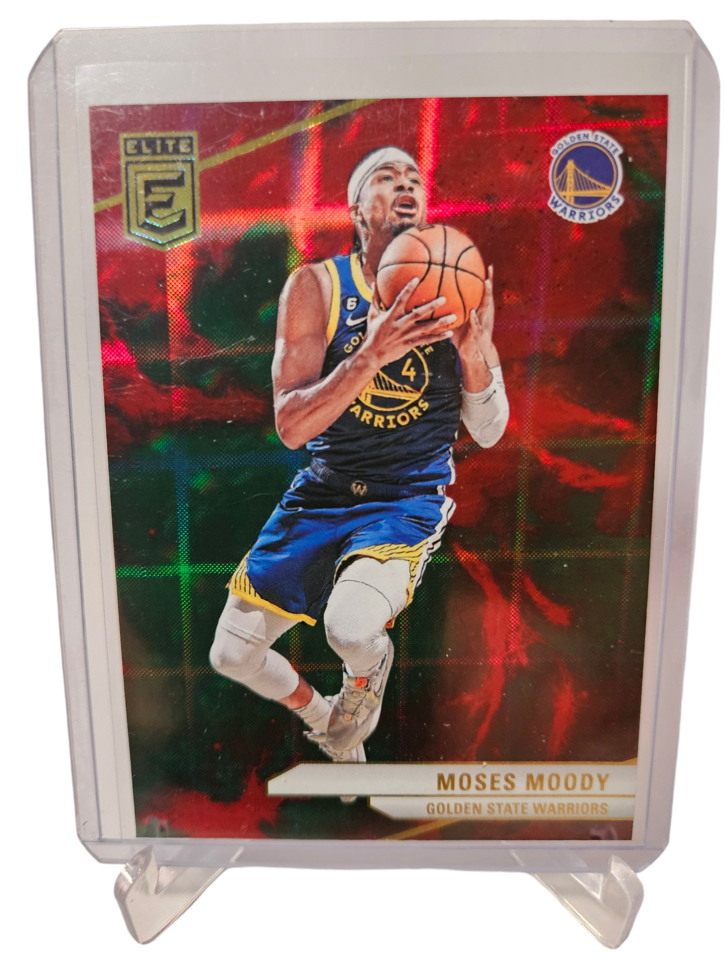 2023-24 Panini Donruss Elite International #143 Moses Moody Red Green