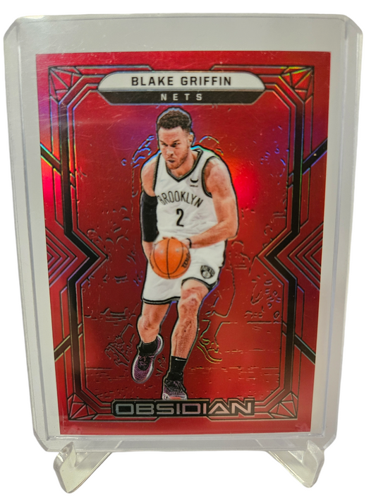 2023-24 Panini Obsidian #52 Blake Griffin Red SP