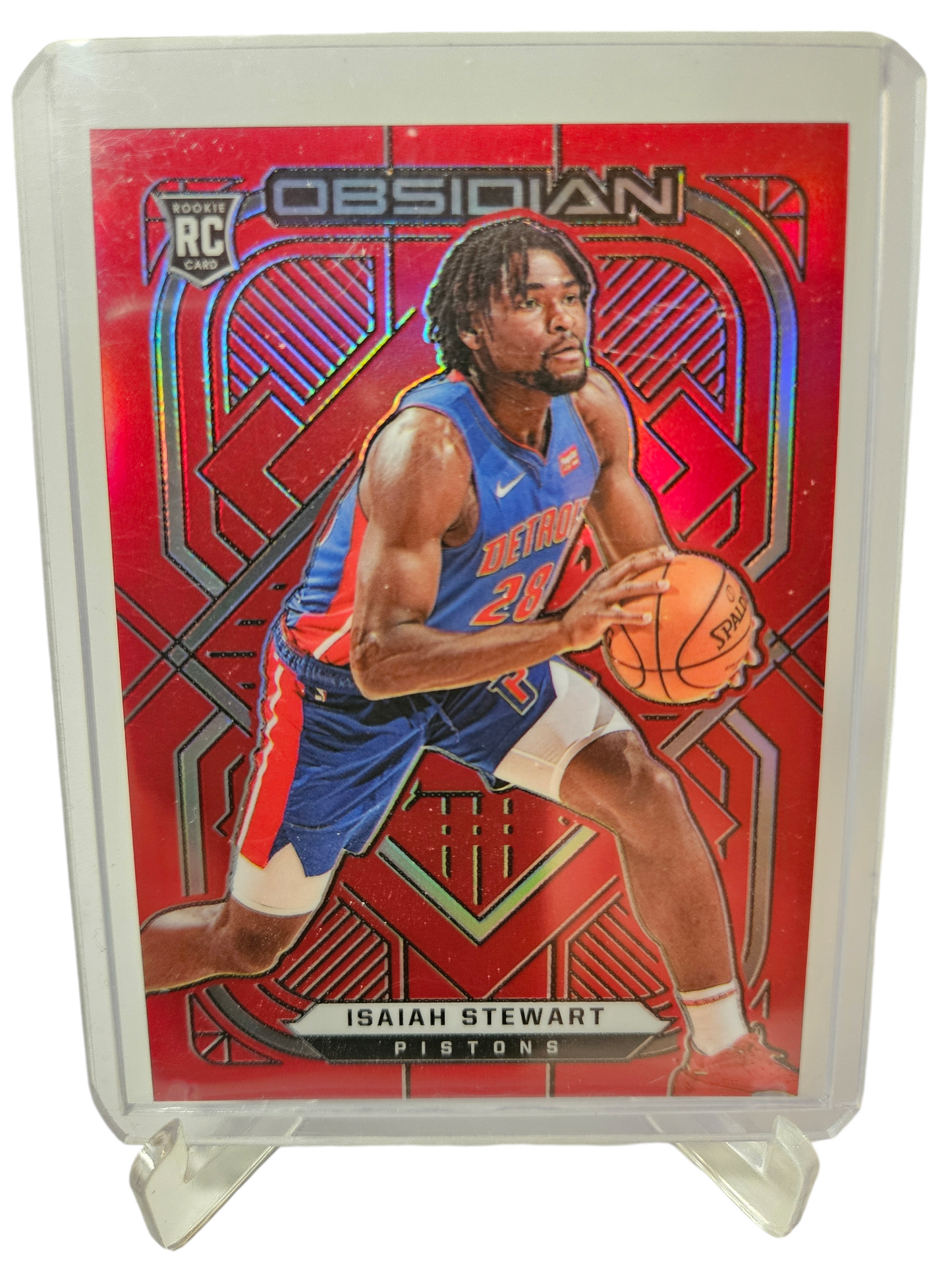 2020-21 Panini Obsidian #171 Isaiah Stewart Red SP