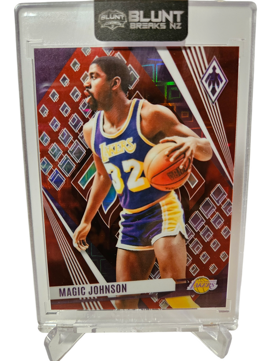 2023-24 Panini Phoenix #80 Magic Johnson Red Pandora FOTL 02/11