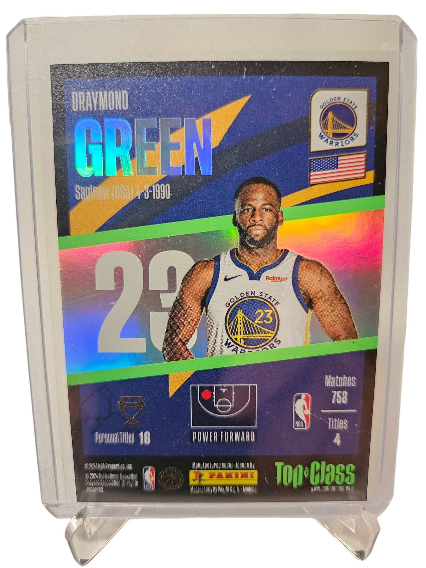 2023-24 Panini Top Class #193 Draymond Green Winner