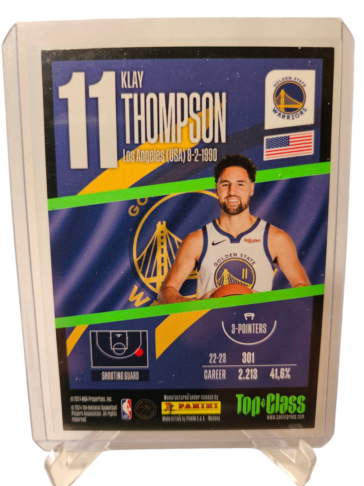 2023-24 Panini Top Class #209 Klay Thompson Rainbow Master