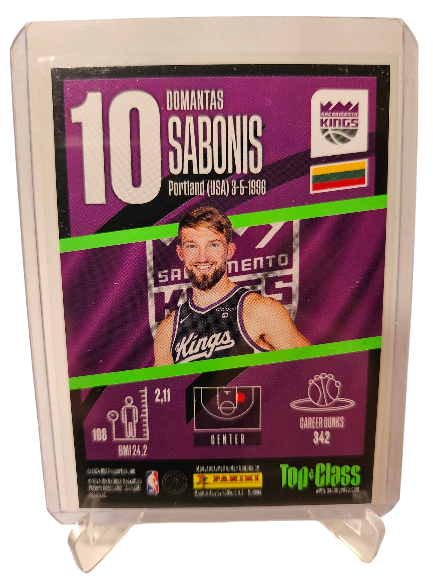 2023-24 Panini Top Class #178 Domantas Sabonis Max Power