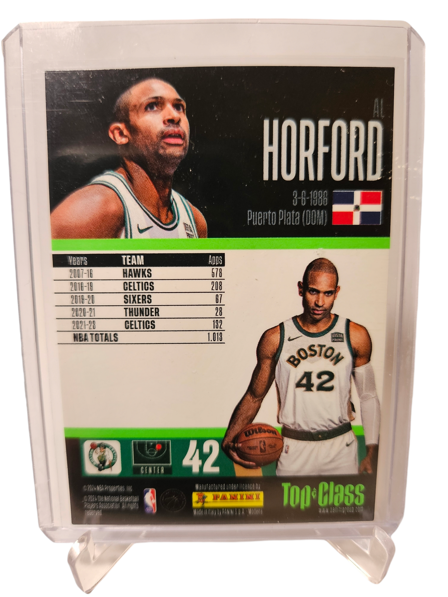 2023-24 Panini Top Class #235 Al Horford Master Class