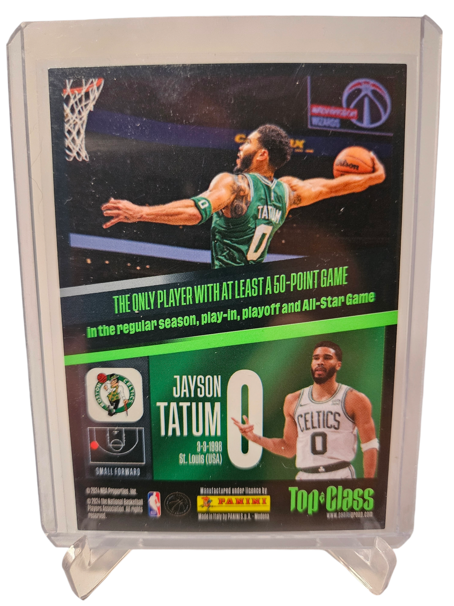 2023-24 Panini Top Class #262 Jayson Tatum Unbeatable