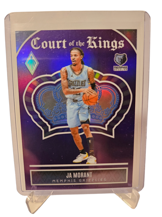 2023-24 Panini Phoenix #3 JA Morant Court Of The Kings Purple 37/75