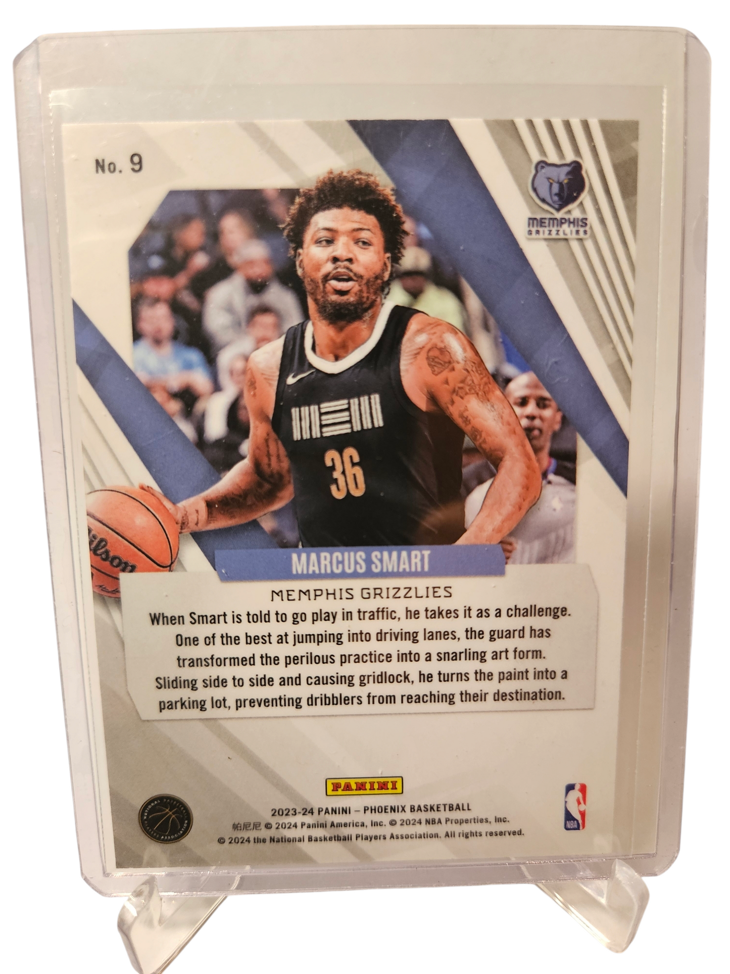 2023-24 Panini Phoenix #9 Marcus Smart Silver