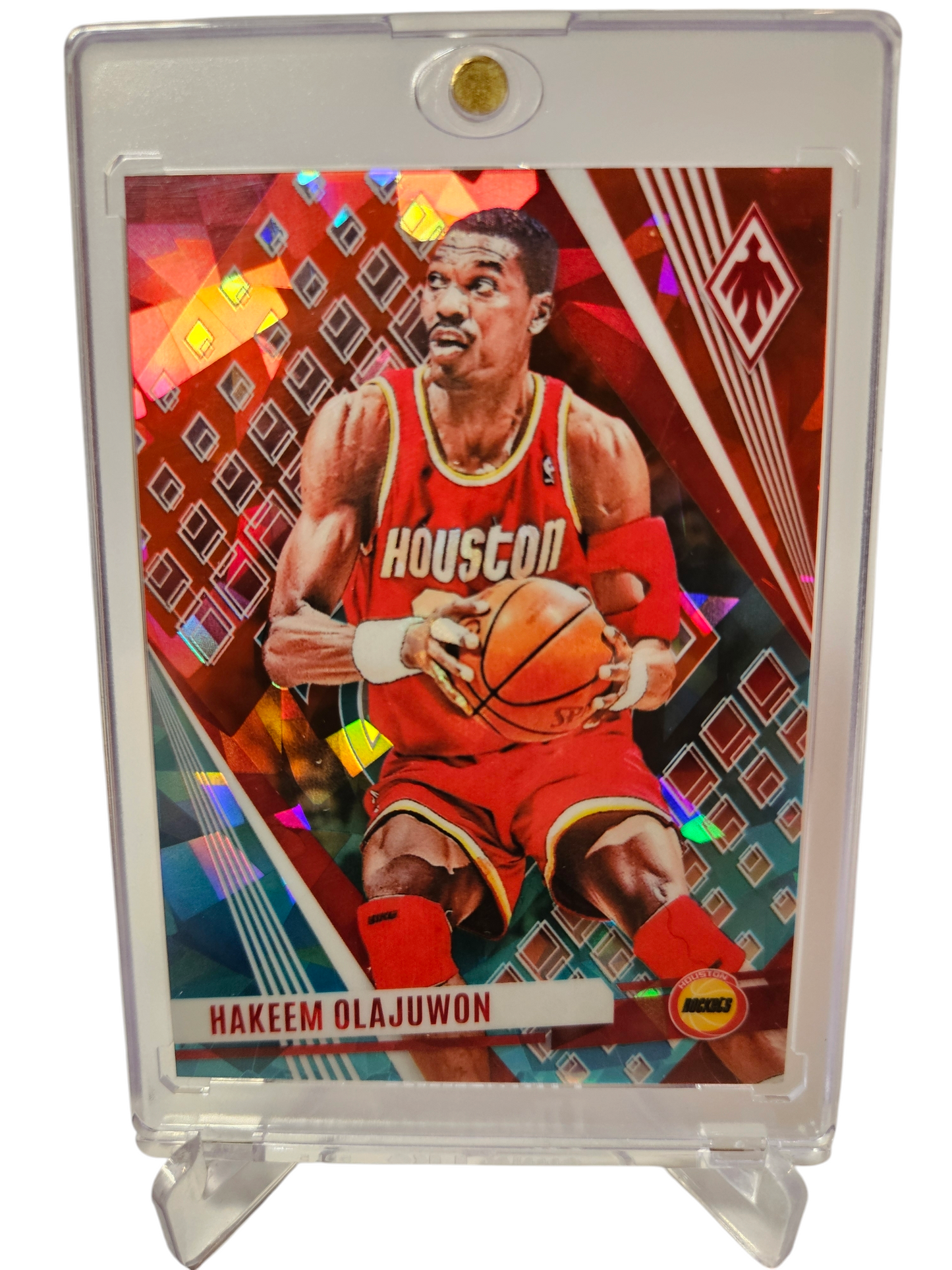 2023-24 Panini Phoenix #197 Hakeem Olajuwon Red 18/25