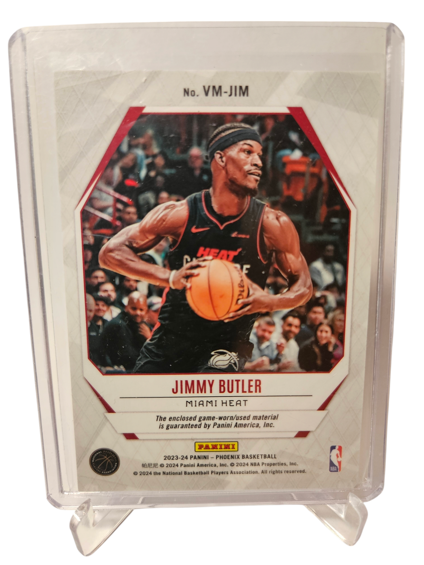 2023-24 Panini Phoenix #VM-JIM Jimmy Butler Silver Patch Game Worn