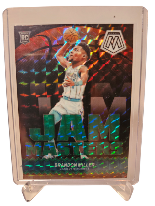 2023-24 Panini Mosaic #1 Brandon Miller Rookie Card Jam Masters Mosaic Prizm