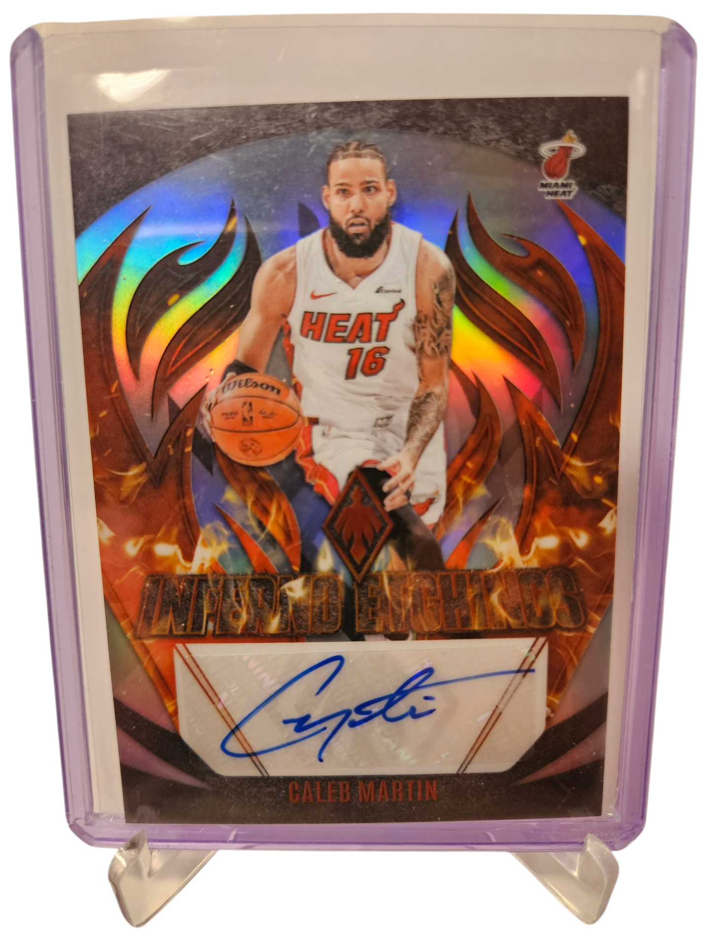 2023-24 Panini Phoenix #IE-CBM Caleb Martin Inferno Etchings Autograph 43/99