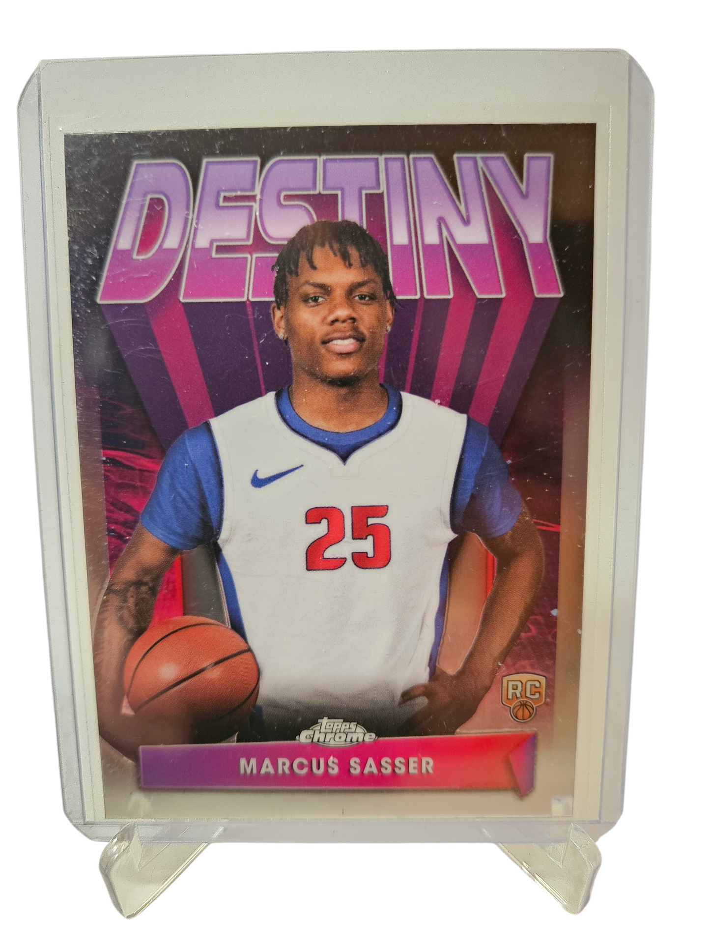 2023-24 Topps Chrome #D-14 Marcus Sasser Rookie Card Destiny